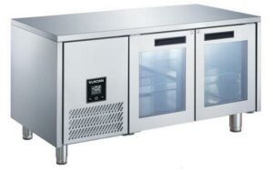 Glacian BCG61420 Slimline 660 Deep Fridge 2 Door - Glass