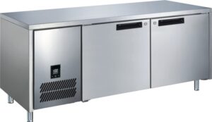 Glacian BCS61420 Slimline 660 Deep Fridge 2 Door - Stainless Steel