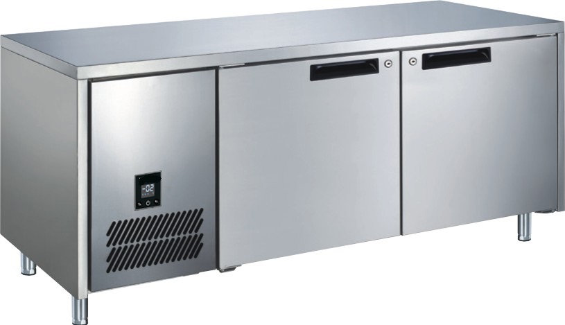 Glacian BCS61420 Slimline 660 Deep Fridge 2 Door - Stainless Steel