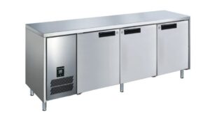 Glacian BCS61885 Slimline 660 Deep Fridge 3 Door - Stainless Steel