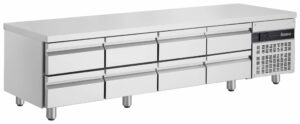 Inomak UBI72240LB Low Boy 8 Draw Underbench Fridge