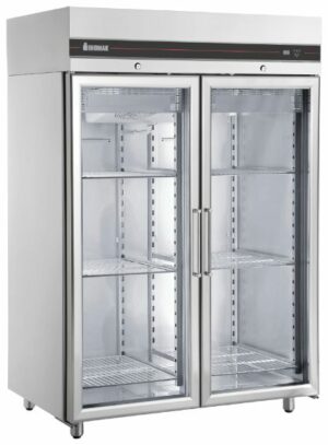 Inomak UFI2140G Double Glass Door Upright Freezer