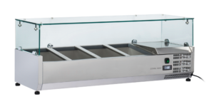 Anvil VRX1200 Refrigerated Glass Canopy Ingredient Unit
