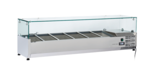 Anvil VRX1500 Refrigerated Glass Canopy Ingredient Unit