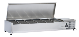Anvil VRX1500S Refrigerated Ingredient Unit with Stainless Steel Lid