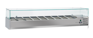Anvil VRX2000 Refrigerated Glass Canopy Ingredient Unit